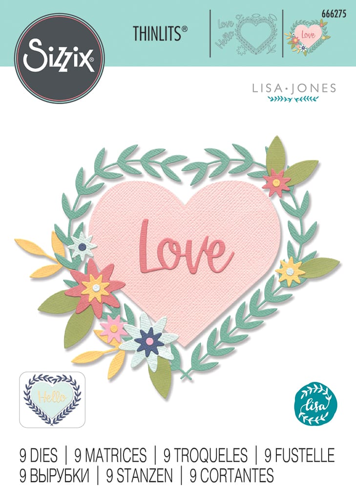 Thinlits die hello love - Sizzix