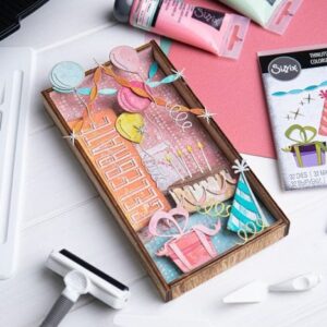 Thinlits die Colorize celebrate - Sizzix