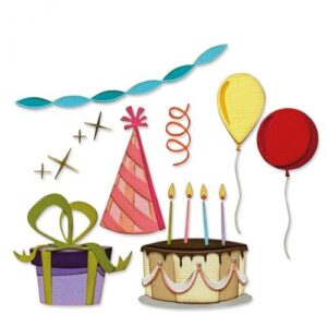 Thinlits die Colorize celebrate - Sizzix