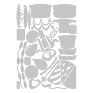 Thinlits die Colorize celebrate - Sizzix