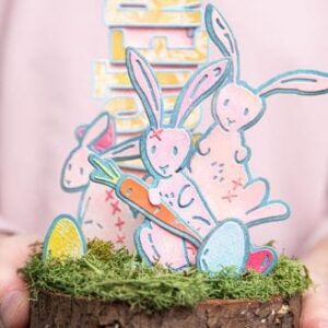 Thinlits die bunny stitch - Sizzix