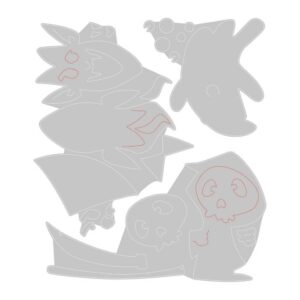 Thinlits die spooky friends - Sizzix