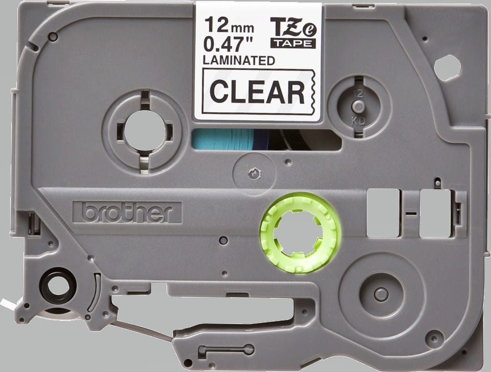 Tape lamined black clear 12 mm - P-Touch - Brother