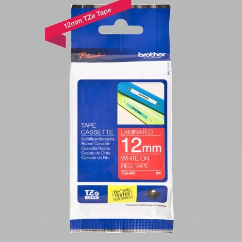 Tape lamined Red 12 m - P-Touch - Brother