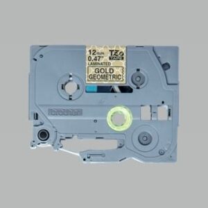 Tape lamined Gold  black 12 mm - P-Touch - Brother