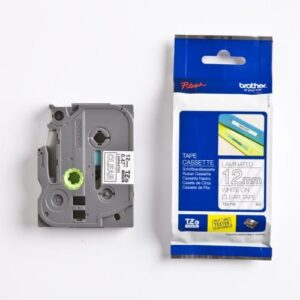 Tape lamined White  clear 12 mm - P-Touch - Brother