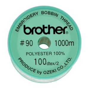 Bobine de fil à broder blanc - Brother