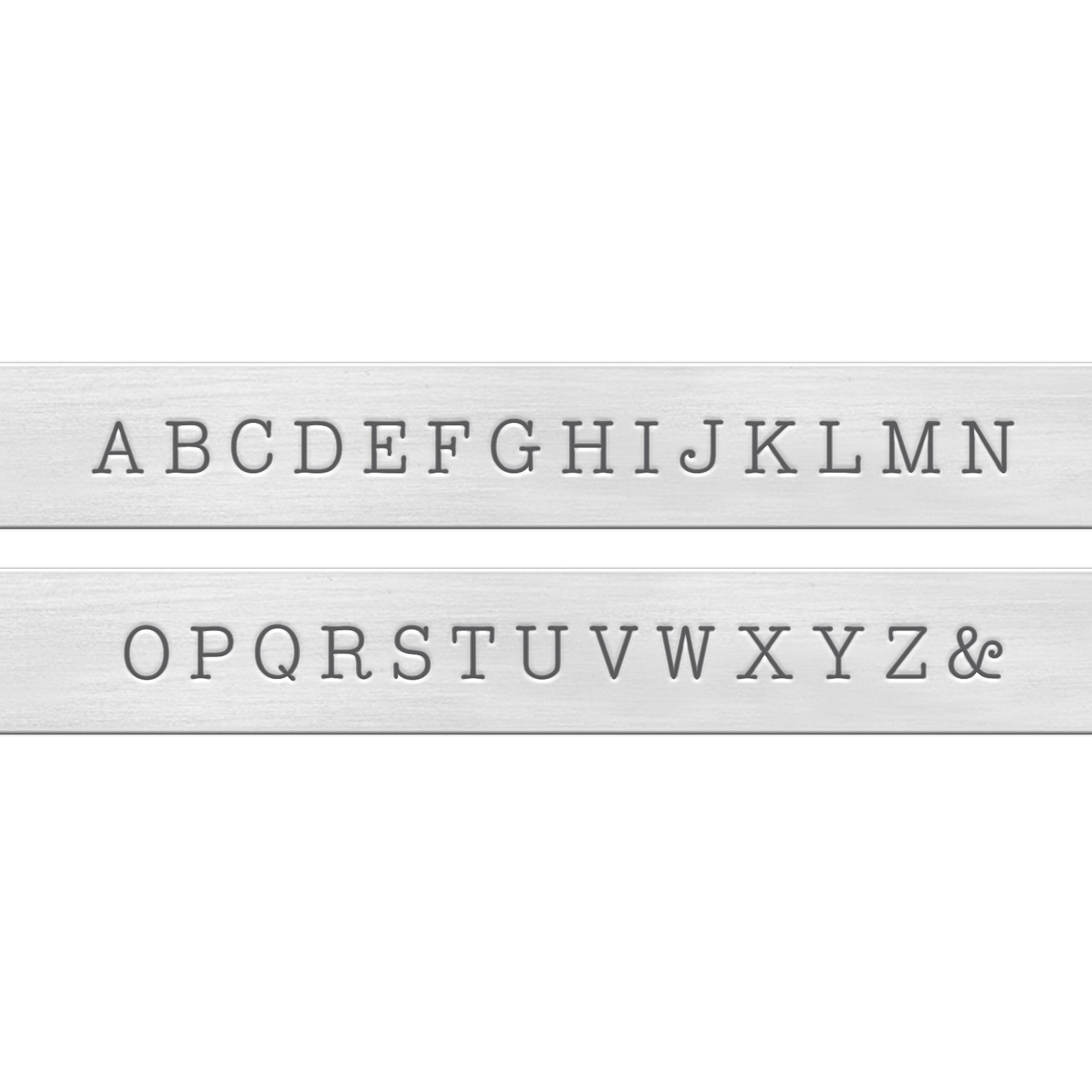 27 tampons d'estampage alphabet - ImpressArt