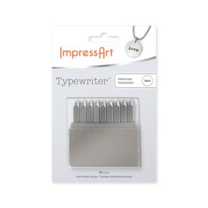 27 tampons d'estampage alphabet - ImpressArt