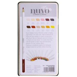 12 colored pencils hair & skin - Nuvo