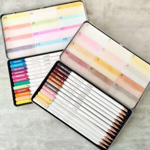 12 colored pencils hair & skin - Nuvo
