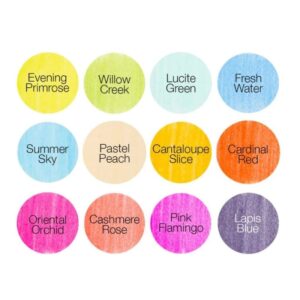 12 colored pencils pastel highlights - Nuvo