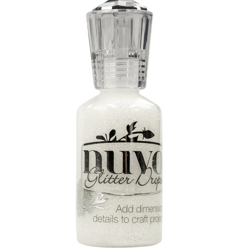 Glitter drops white blizzard - Nuvo