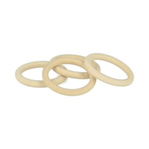 4 anneaux rond bois 48x5.5 mm - Artemio