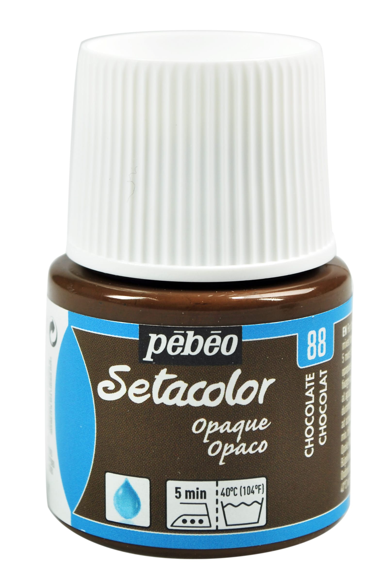 Peinture chocolat textile - opaque - 45 ml - Setacolor - Pébéo