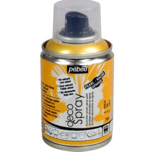Peinture or - acrylique mat en bombe - 100 ml - Pébéo