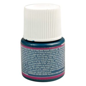 Peinture bleu - acrylique nacre - opaque - 45 ml - déco - Pébéo
