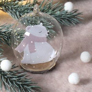 2 cloches en verre 9 cm  - Artemio
