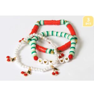 Kit bracelets cerises - Artemio