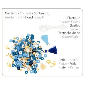 Kit bracelets bleu - Artemio