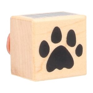 Tampon patte de chat 26x26 mm - bois - Artemio