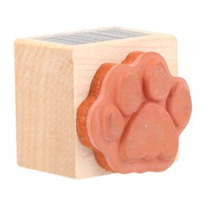 Tampon patte de chat 26x26 mm - bois - Artemio