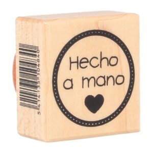 Tampon hecho a mano 37x40 mm - bois - Artemio
