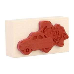 Tampon voiture 37x66 mm - bois - Artemio