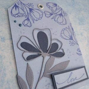 Tampon  fleurs 50x70 mm -bois - Artemio