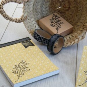 Tampon branche 58x70 mm - bois - Artemio