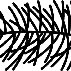 Tampon branche 76x76 mm - Artemio