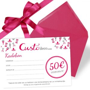 Bon cadeau Custodeco 50 €