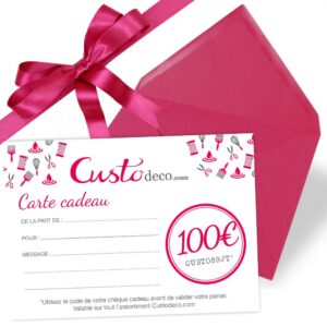 Bon cadeau Custodeco 100 €