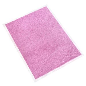 Set 4 feuilles pailettées Pink - 20x20 cm - Minc