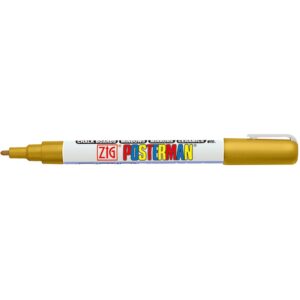 Marqueur à craie waterproof posterman gold - Zig
