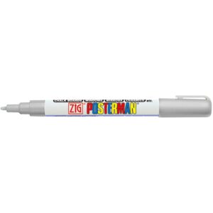 Marqueur à craie waterproof posterman silver - Zig