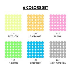 6 feutres clean color dot single fluo - Zig