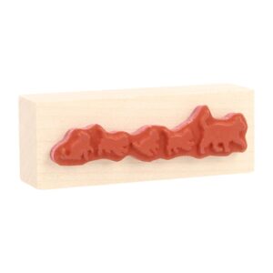 Tampon chats 26x70 mm - bois - Artemio