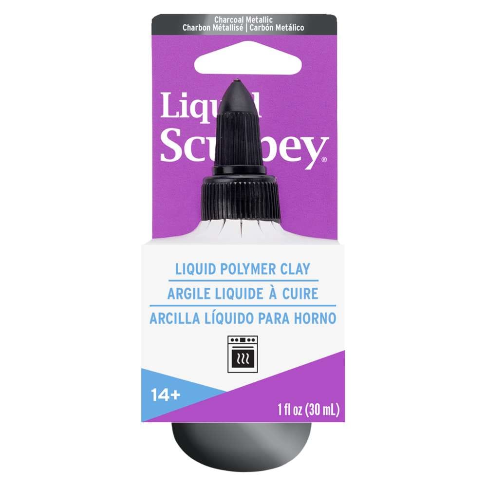 Argile liquide  charcoal metallic - 30 ml - Sculpey