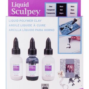 3 flacons argile liquide basics - 30 ml - Sculpey