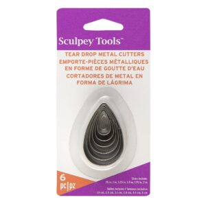 6 emporte-pièces - drop - bijoux - Premo - Sculpey