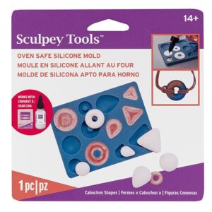 Moule en silicone cabochon - Sculpey