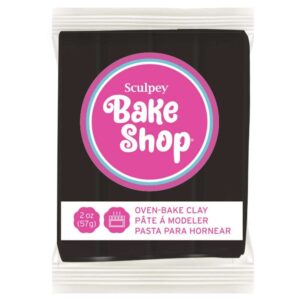 Bake shop black - pâte à modeler 57 gr - SCULPEY