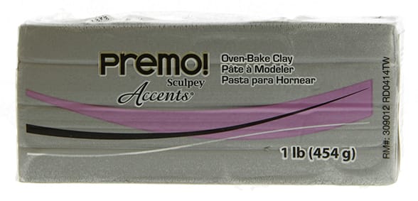 Premo accents silver - pâte 454 gr - Sculpey