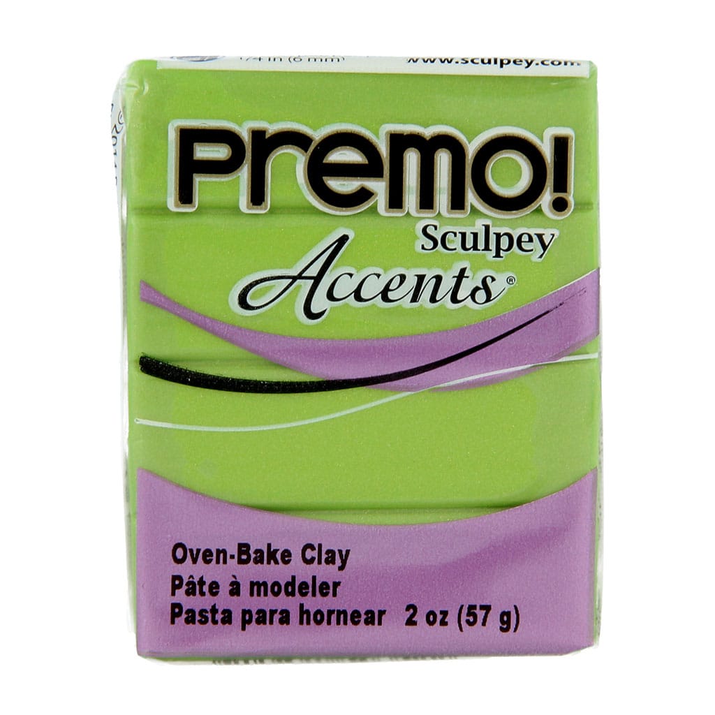 Premo accents bright green - pâte 57 gr - Sculpey