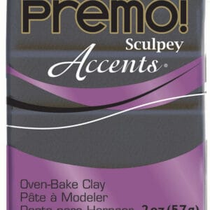 Premo accents graphite pearl - pâte 57 gr - Sculpey