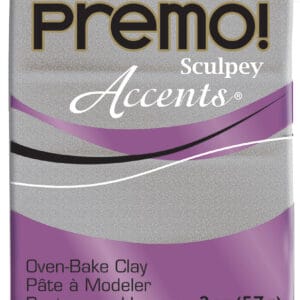 Premo White Gold Glitter - pâte 57 gr - Sculpey