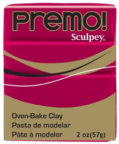 Premo alizarin crimson hue - pâte 57 gr - Sculpey