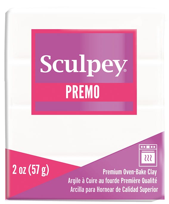 Premo accents white translucent - pâte 57 gr - Sculpey
