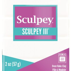 Pâte III white - 57 gr - Sculpey
